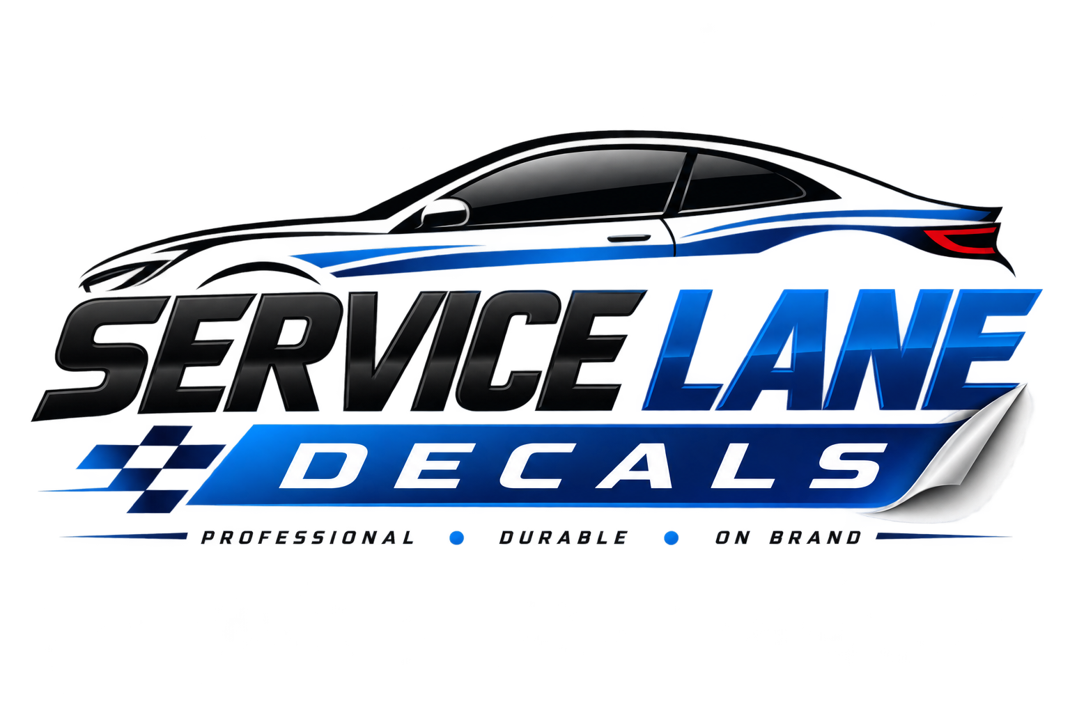 Service Lane Decals